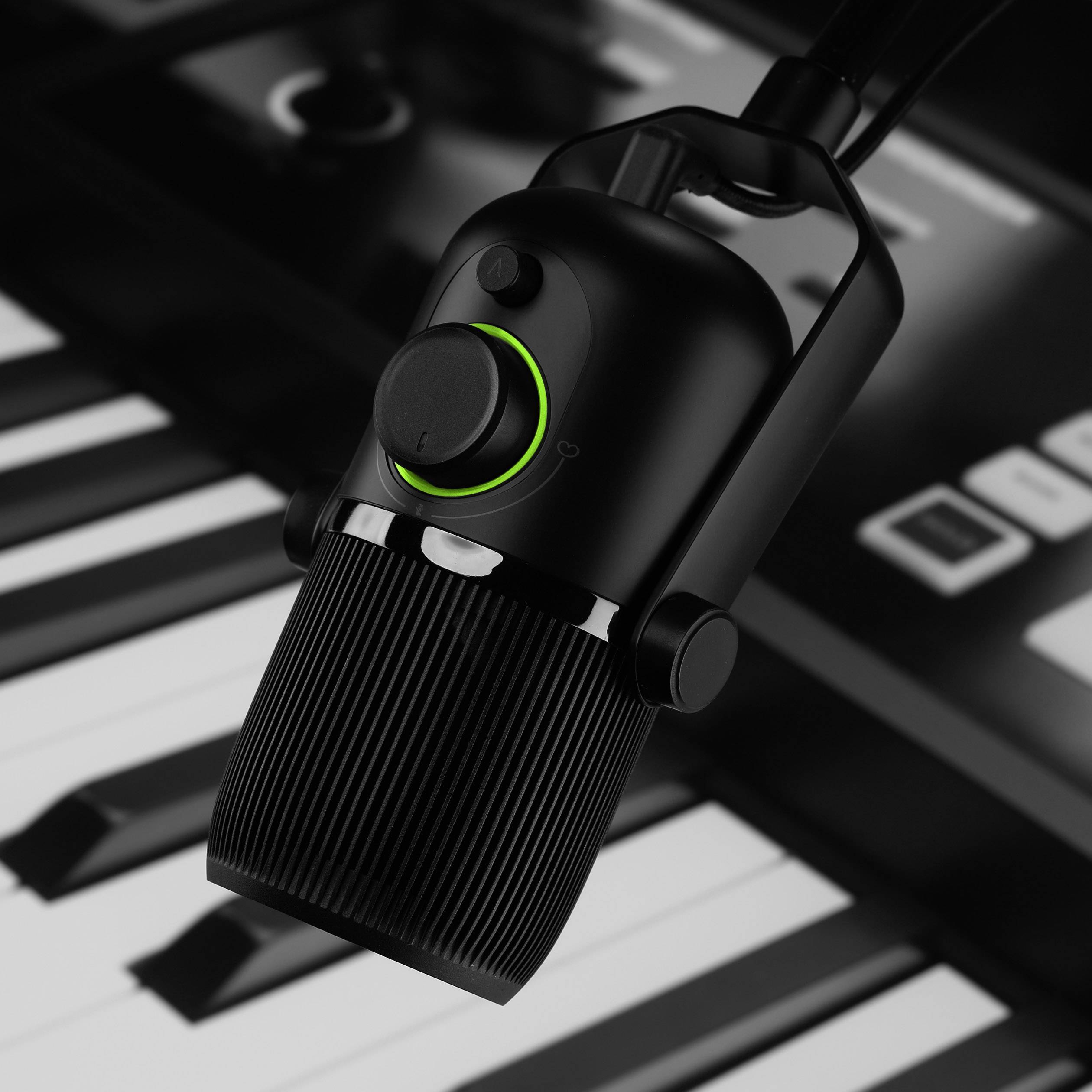 Thronmax M4 Stand USB-Studiomikrofon Übertragungsart (Details):Kabelgebunden Standfuß, inkl. Kabel USB-C®, Audio, stereo (3.5 mm Klinke) Kabelgebun