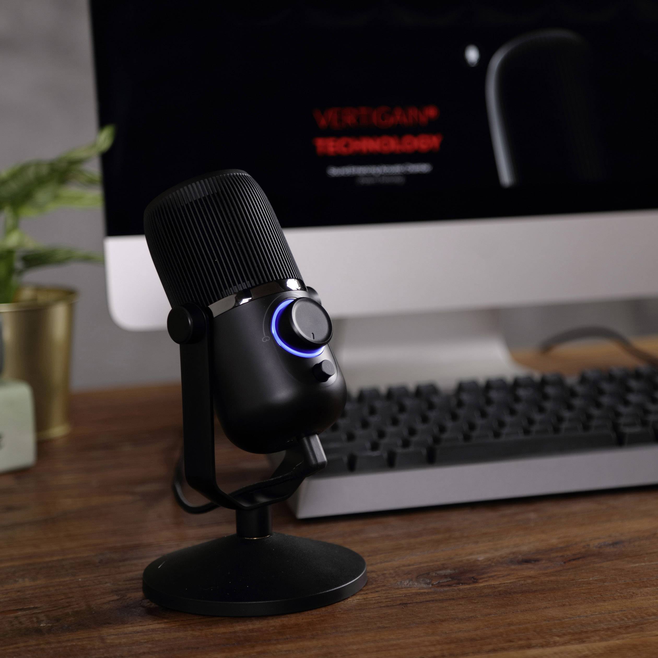 Stand USB-Studiomikrofon Thronmax M4 Übertragungsart (Details):Kabelgebunden Standfuß, inkl. Kabel