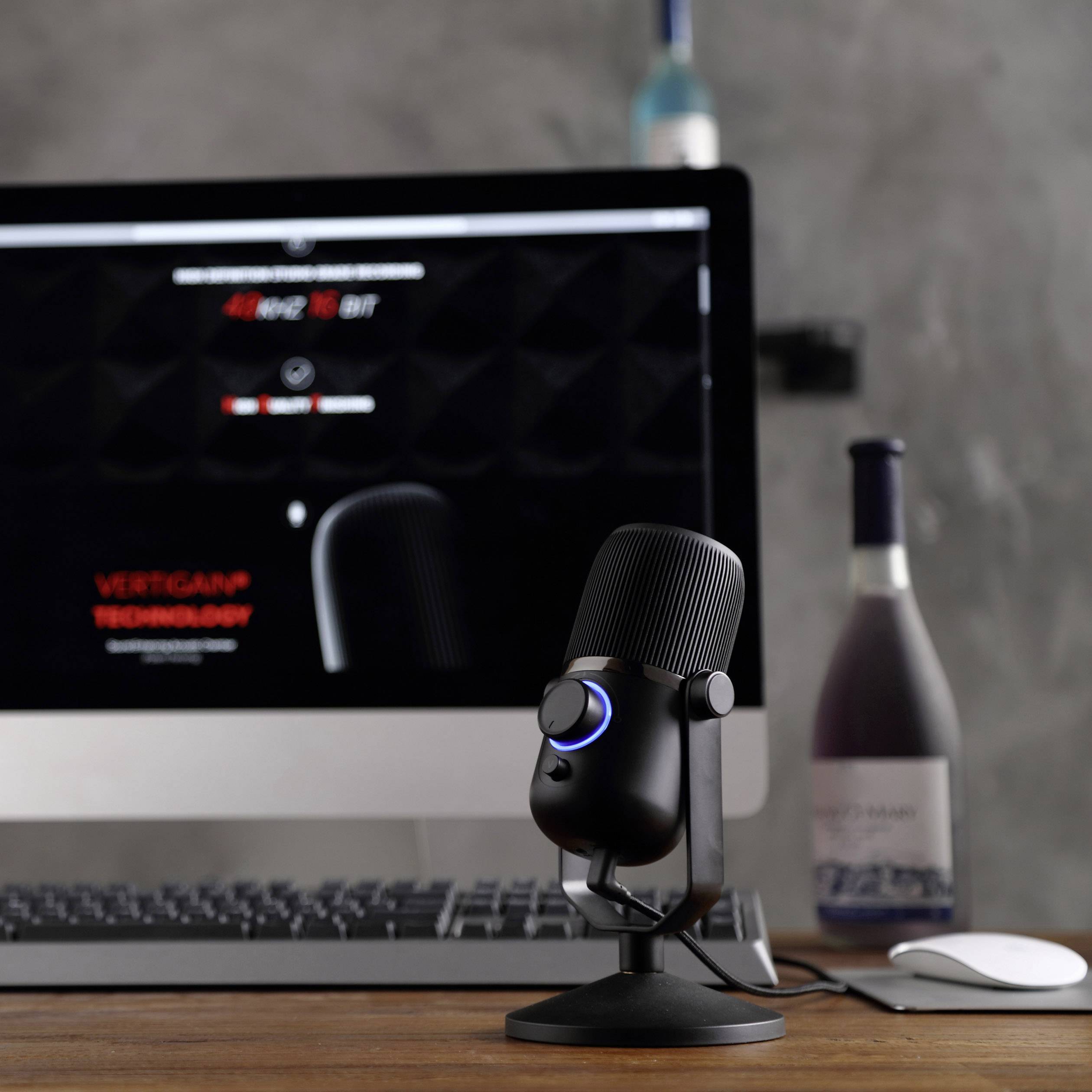 Stand USB-Studiomikrofon Thronmax M4 Übertragungsart (Details):Kabelgebunden Standfuß, inkl. Kabel