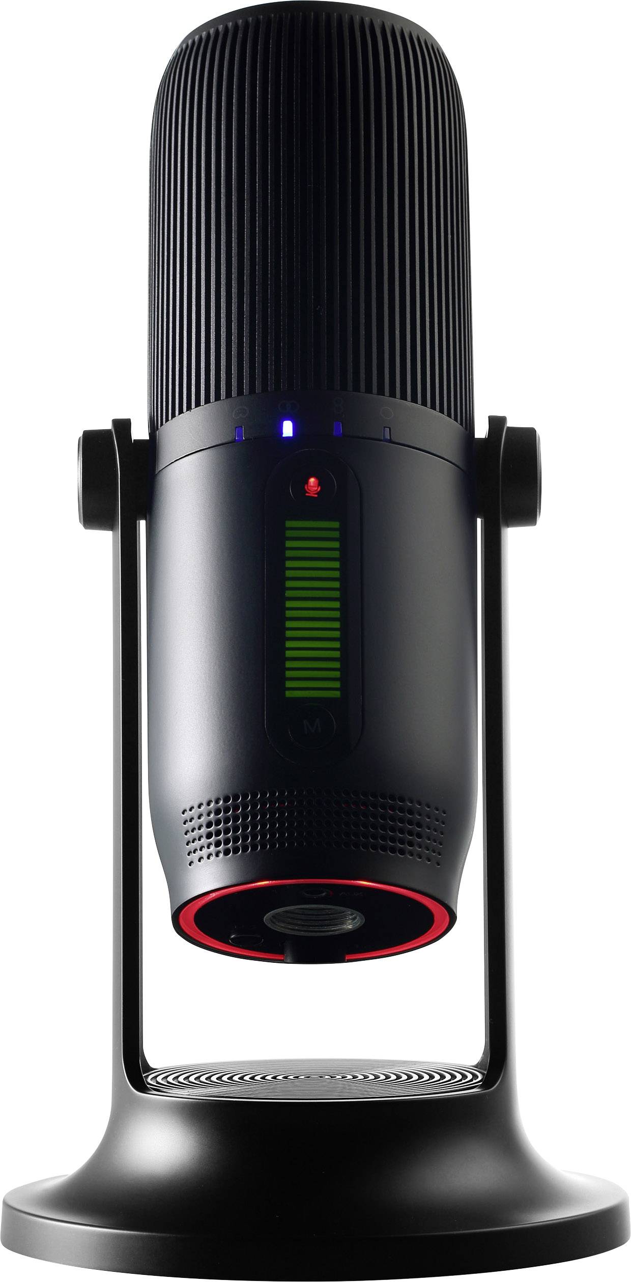 Thronmax M2P-B Stand USB-Studiomikrofon Übertragungsart (Details):Kabelgebunden Standfuß, inkl. Kabel USB-C®, Audio, stereo (3.5 mm Klinke) Kabelge