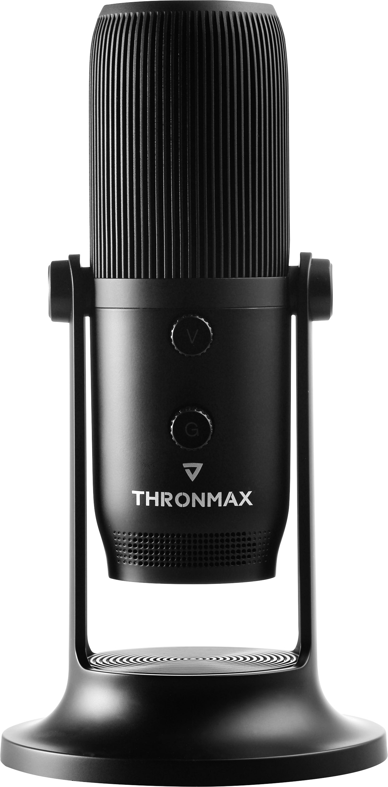 Micro de studio USB Thronmax M2P-B Sur pied Type de transmission (détails): filaire pied, avec câble 1 pc(s)