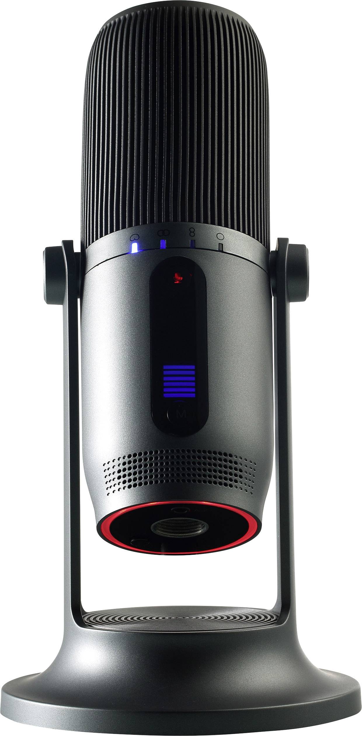 Thronmax M2G Stand USB-Studiomikrofon Übertragungsart (Details):Kabelgebunden Standfuß, inkl. Kabel USB-C®, Audio, stereo (3.5 mm Klinke) Kabelgebu