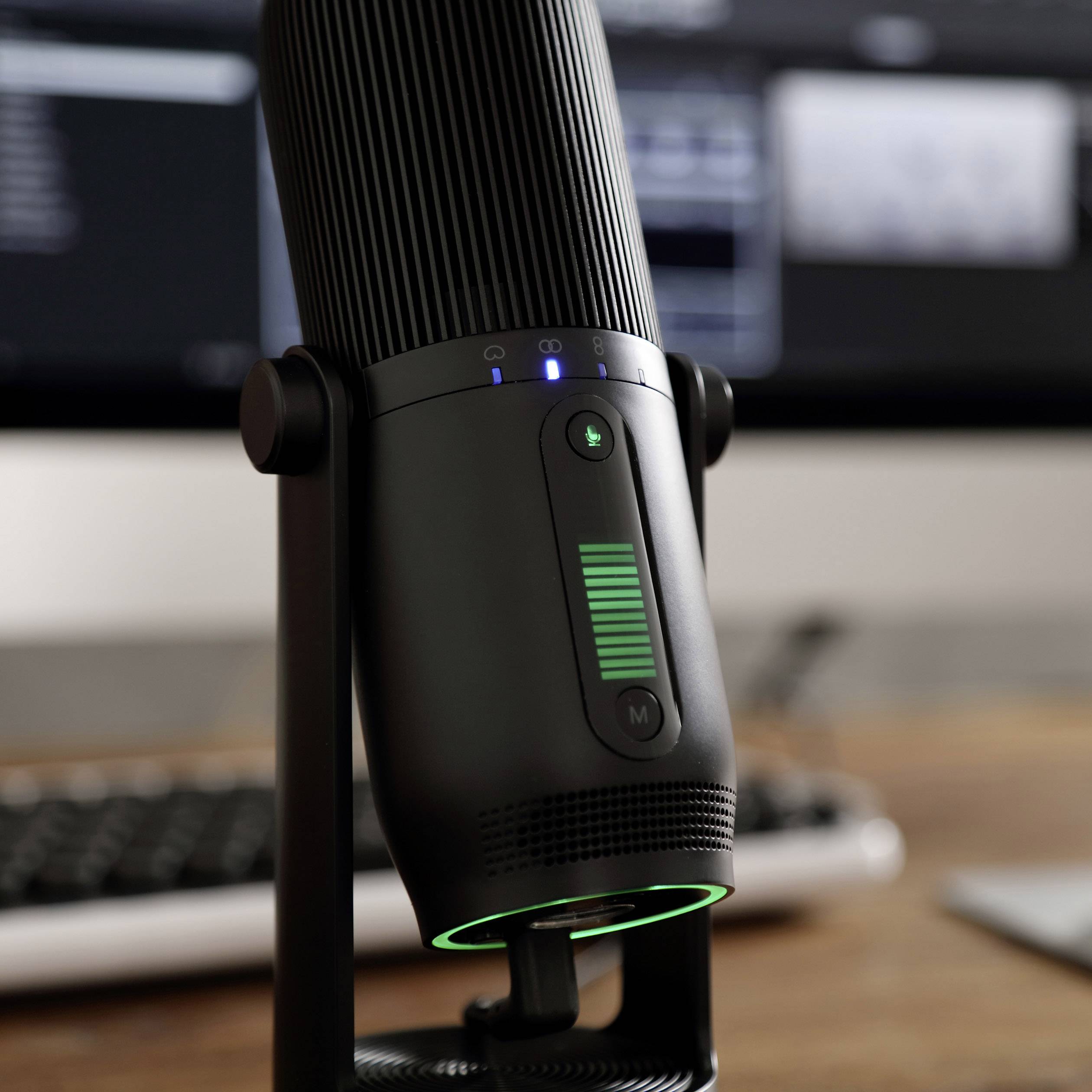 Thronmax M2 Stand USB-Studiomikrofon Übertragungsart (Details):Kabelgebunden Standfuß, inkl. Kabel