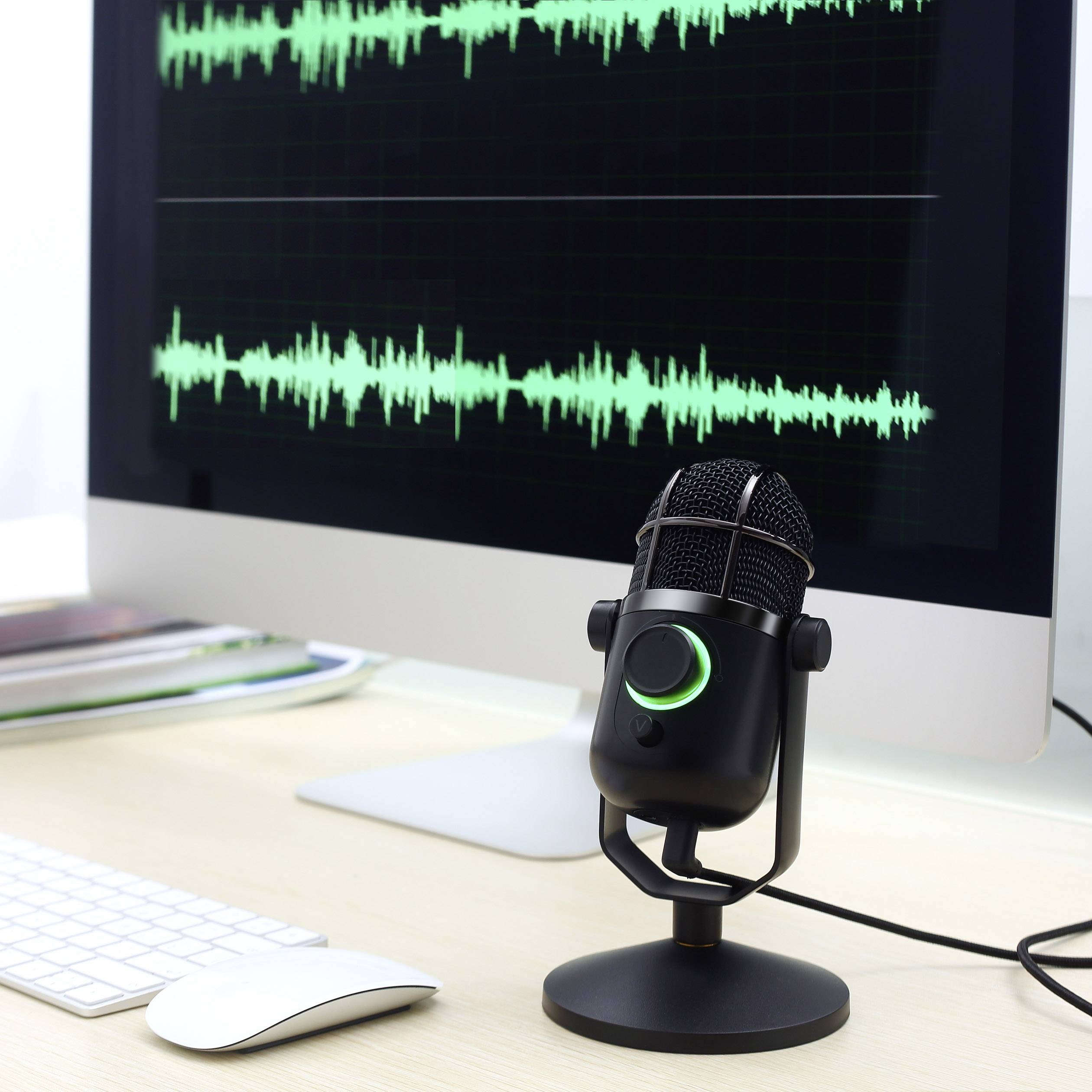 Thronmax M3 Stand USB-Studiomikrofon Übertragungsart (Details):Kabelgebunden Standfuß, inkl. Kabel USB-C®, Audio, stereo