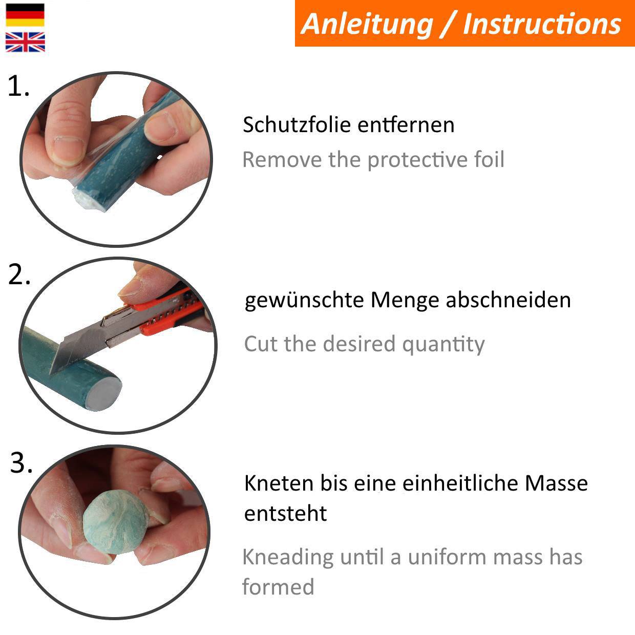 HG Power Glue ESU056PB Epoxy Stick Universal 56 g