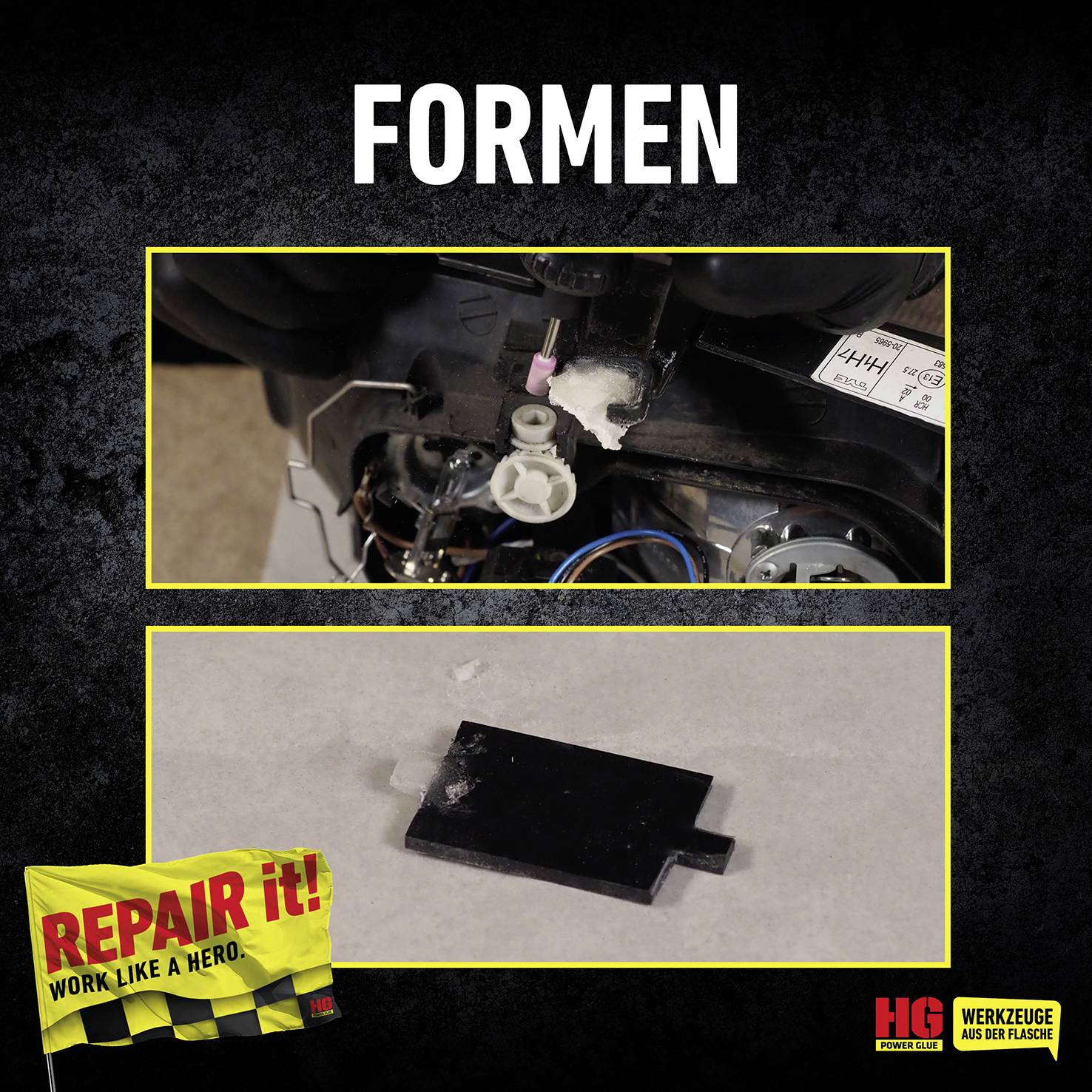 HG Power Glue Schweißnaht aus der Flasche Mini Reparaturkleber M20000 15g