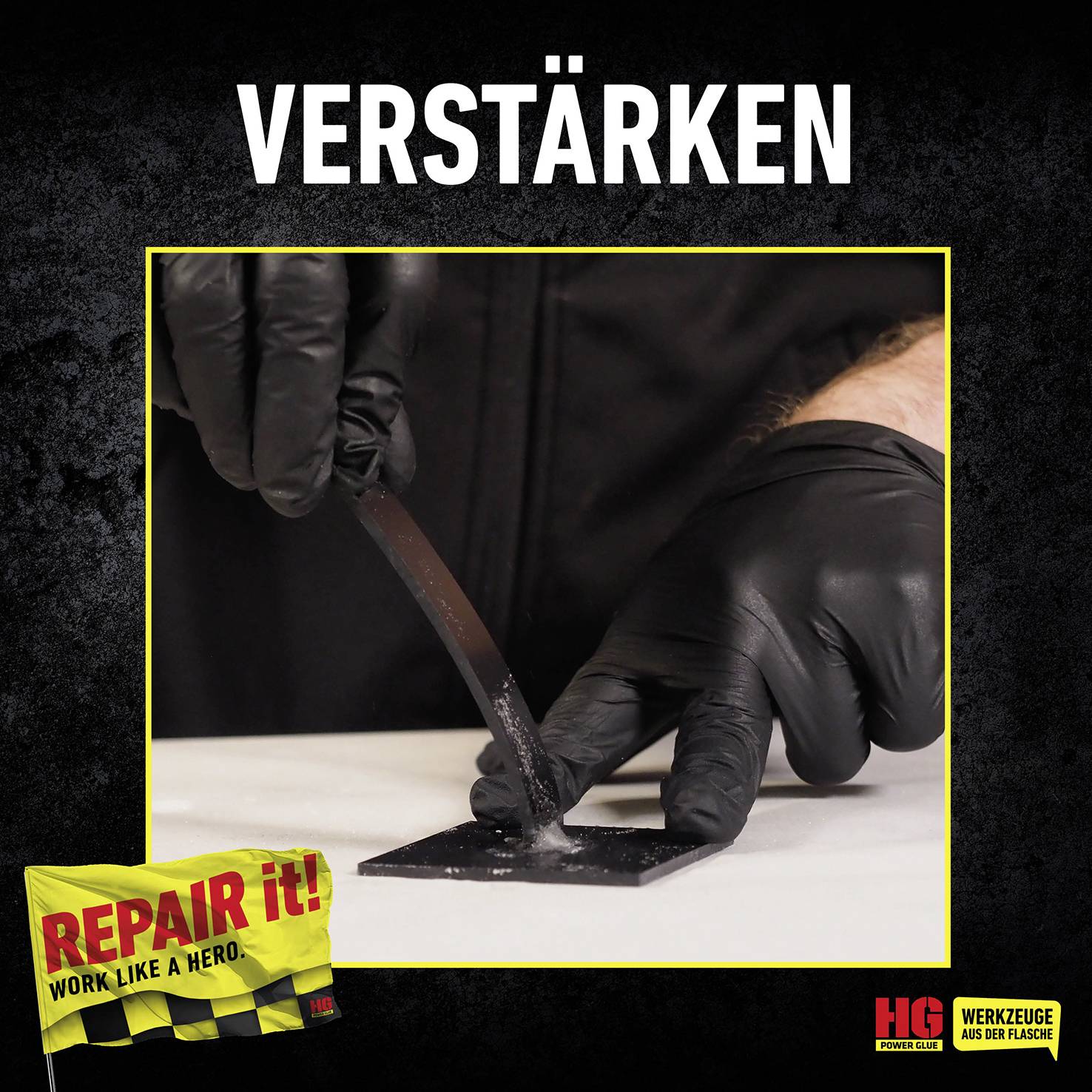 HG Power Glue Schweißnaht aus der Flasche Mini Reparaturkleber M20000 15g