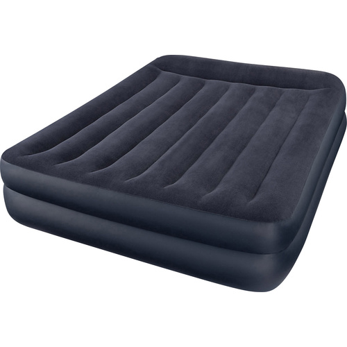 Intex 66702 Luftbett Pillow Rest blau Queen Blau