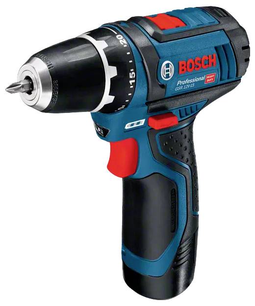 Bosch Professional GSR 12V-15 0601868101 Akku-Bohrschrauber 12 V Li-Ion