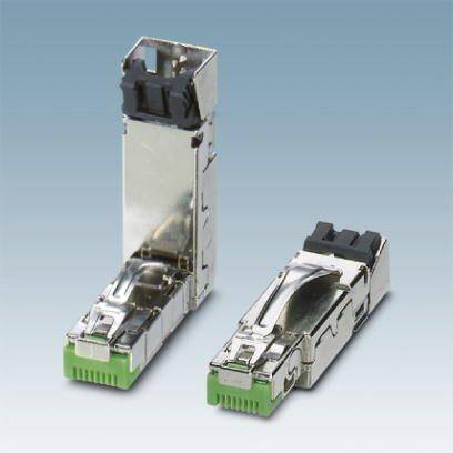Phoenix Contact CUC-IND-C1ZNI-B/R4IE8 RJ45-Steckverbinder 1421876 Stecker, gewinkelt Polzahl Sensoren 8 Metall 1St.