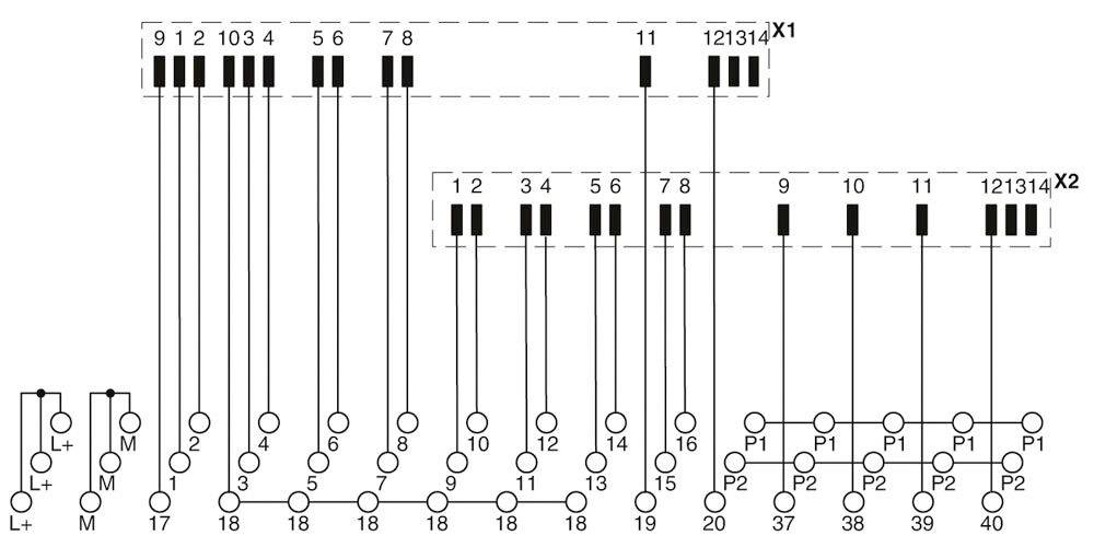 Passivmodul Phoenix Contact 2908465 VIP-3/PT/2FLK14/AN/2P/S7-1500A Inhalt: 1 St.