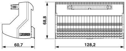 Phoenix Contact Passivmodul 2908497 VIP-3/SC/FLK50/AN/2P/S7-1500 Inhalt: 1St.