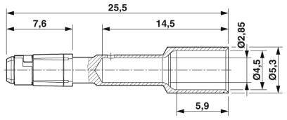 Phoenix Contact Crimpkontakt 1605628 SF-7MS2000 Inhalt: 50St.