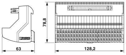 Passivmodul Phoenix Contact 2908499 VIP-3/PT/FLK50/AN/2P/S7-1500 Inhalt: 1 St.