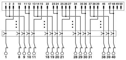 Phoenix Contact Übergabemodul 2909893 FLKM 50/KDS3-MT/PPA/S7-1500 Inhalt: 1St.