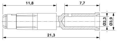 Crimpkontakt 1621577 SF-20KS022 Phoenix Contact Inhalt: 50 St.