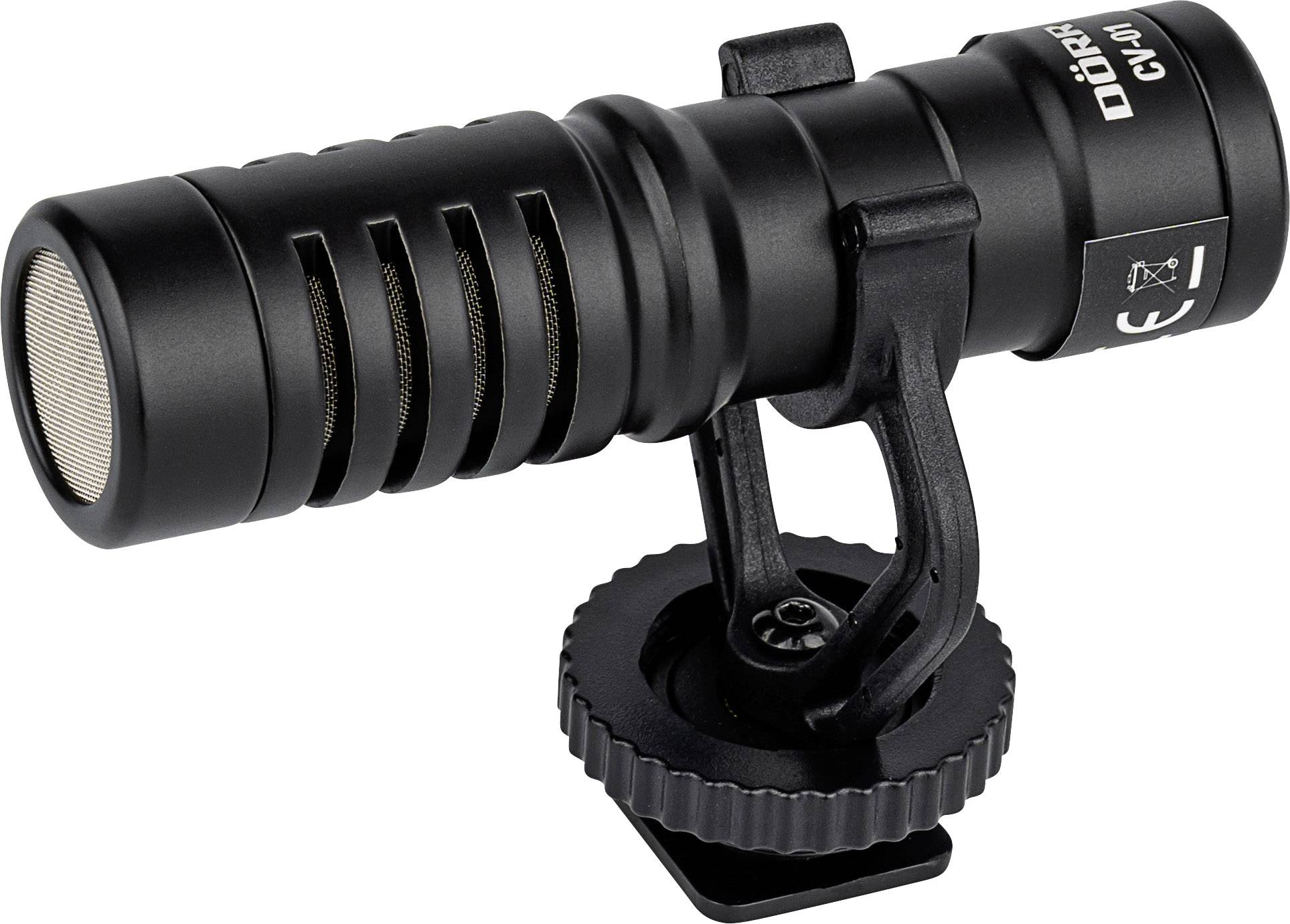 DÖRR CV-01 Ansteck Mikrofon-Set inkl. Windschutz, inkl. Kabel, Blitzschuh-Montage Microfon TRS (3.5 mm), Microfon TRRS (3.5 mm)