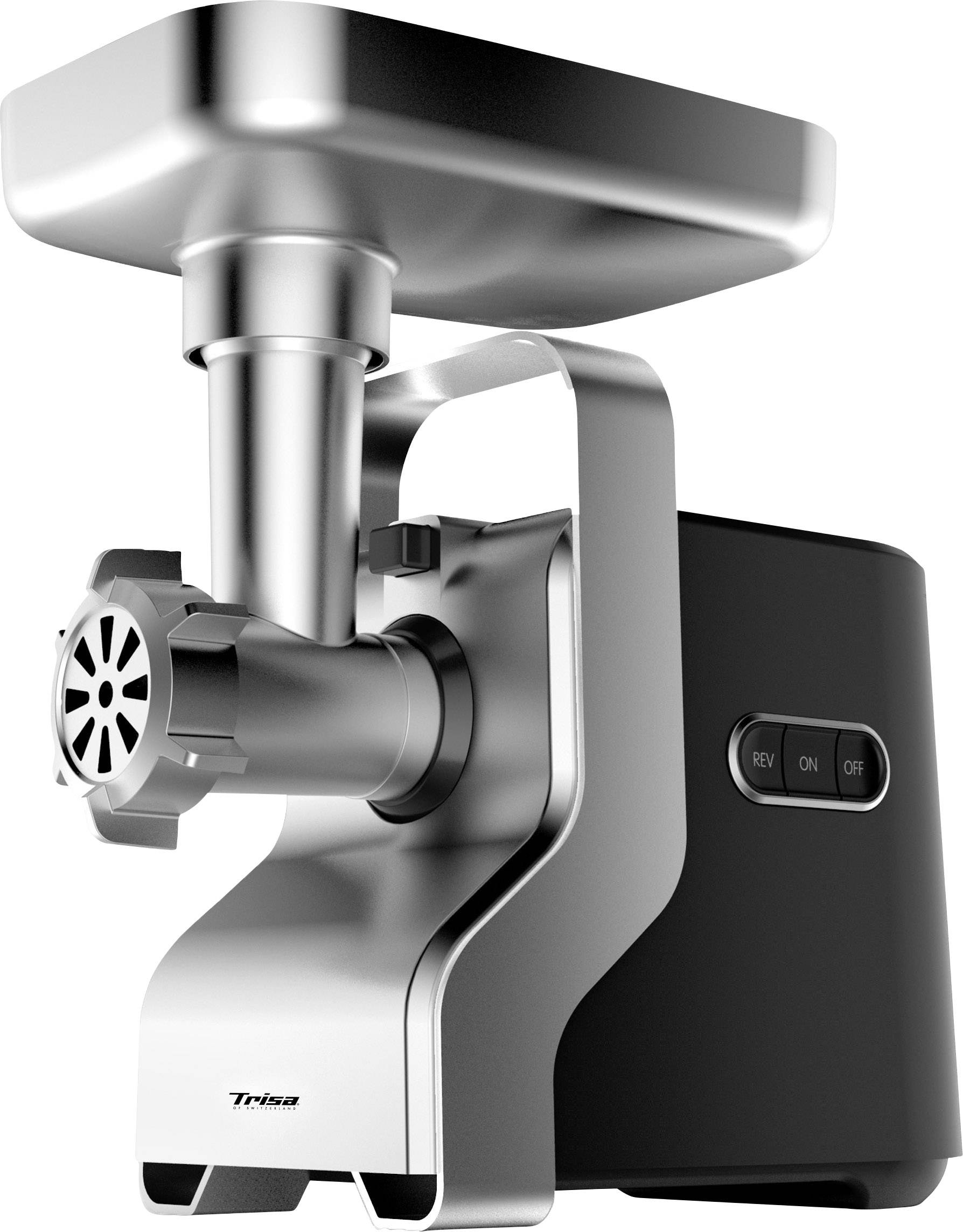 Trisa Vario Grinder 6609.4712 Fleischwolf 500 W Edelstahl (gebürstet), Schwarz