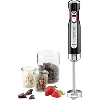 Trisa Battery Mix Stabmixer 100W schnurlos Edelstahl, Schwarz Trisa Battery Mix Stabmixer 100W schnurlos Edelstahl, Schwarz