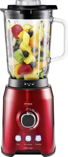 Master Mix Standmixer 1000W Rot (metallic), Schwarz