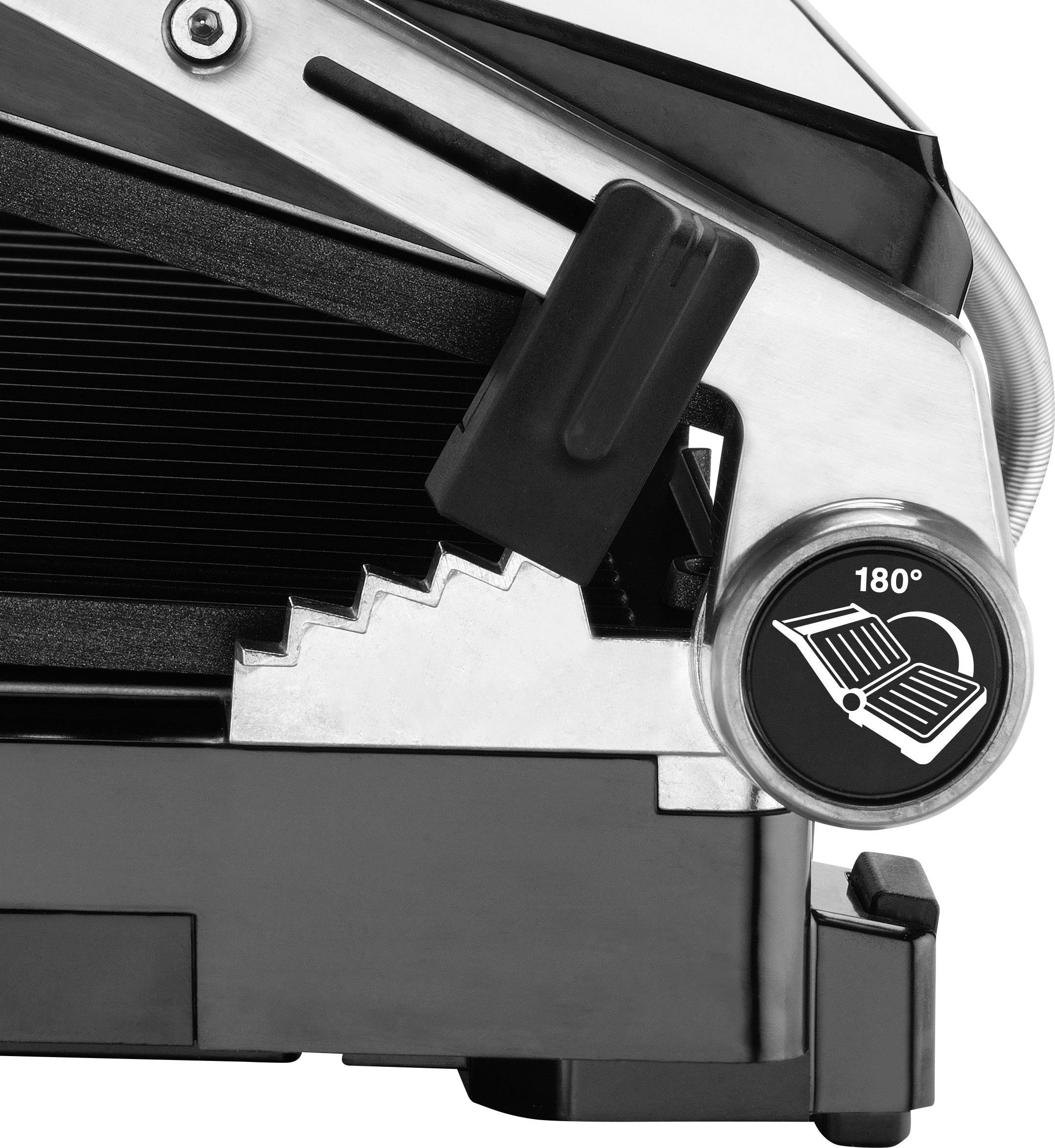 Trisa Multi Grill Tisch Grill klappbar Edelstahl, Schwarz