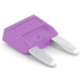 TRU COMPONENTS 8551260 Kfz Mini Flachsicherung 3 A Violett