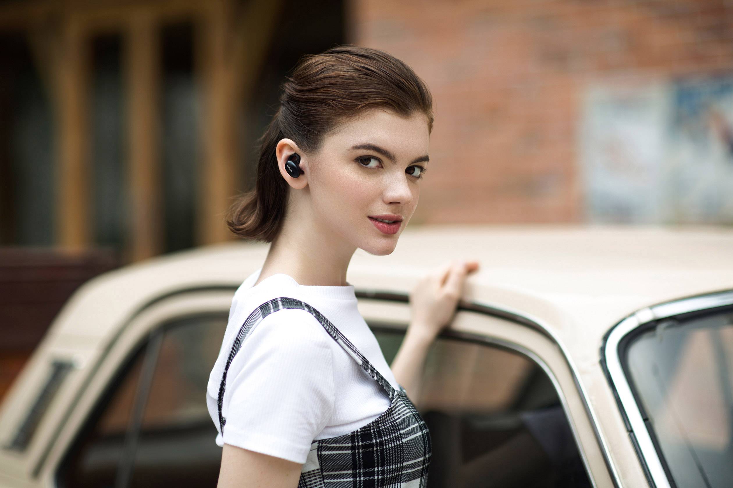 1more E1026BT-I True Wireless  In Ear Kopfhörer In Ear Headset, Noise Cancelling Schwarz