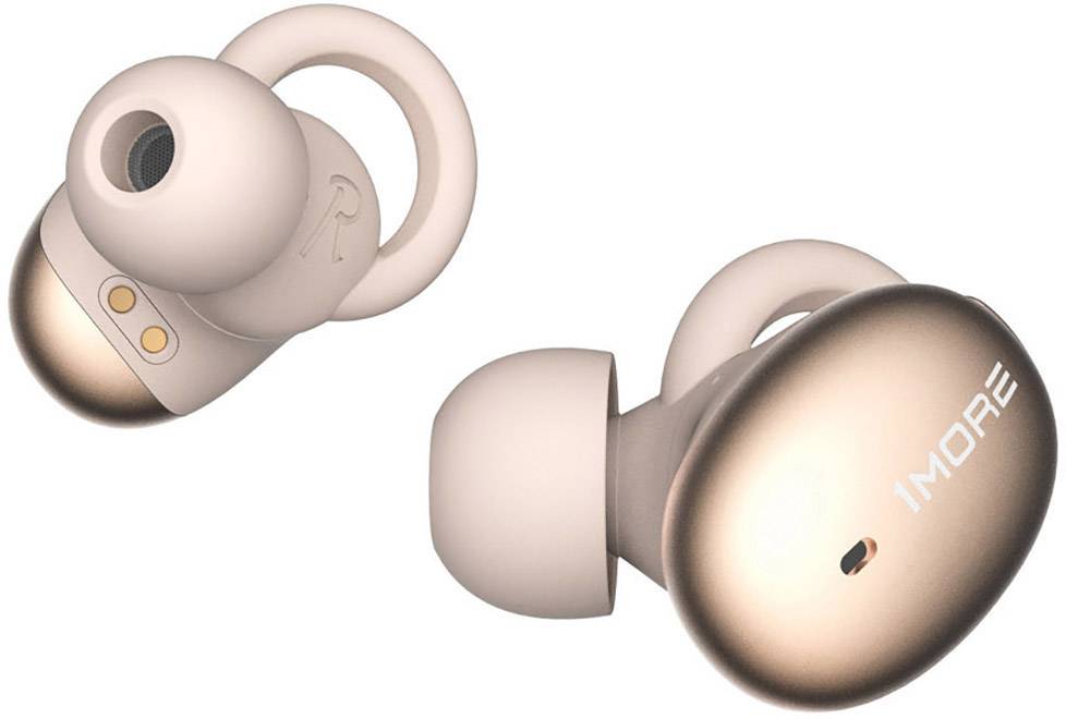 1more E1026BT-I In Ear Kopfhörer Bluetooth® Gold Noise Cancelling Headset