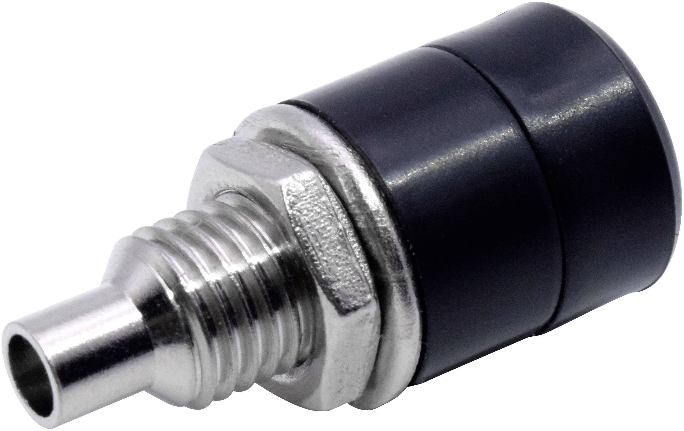 TRU COMPONENTS Laborsteckverbinder-Sortiment Buchse, Einbau vertikal Schwarz 10St.