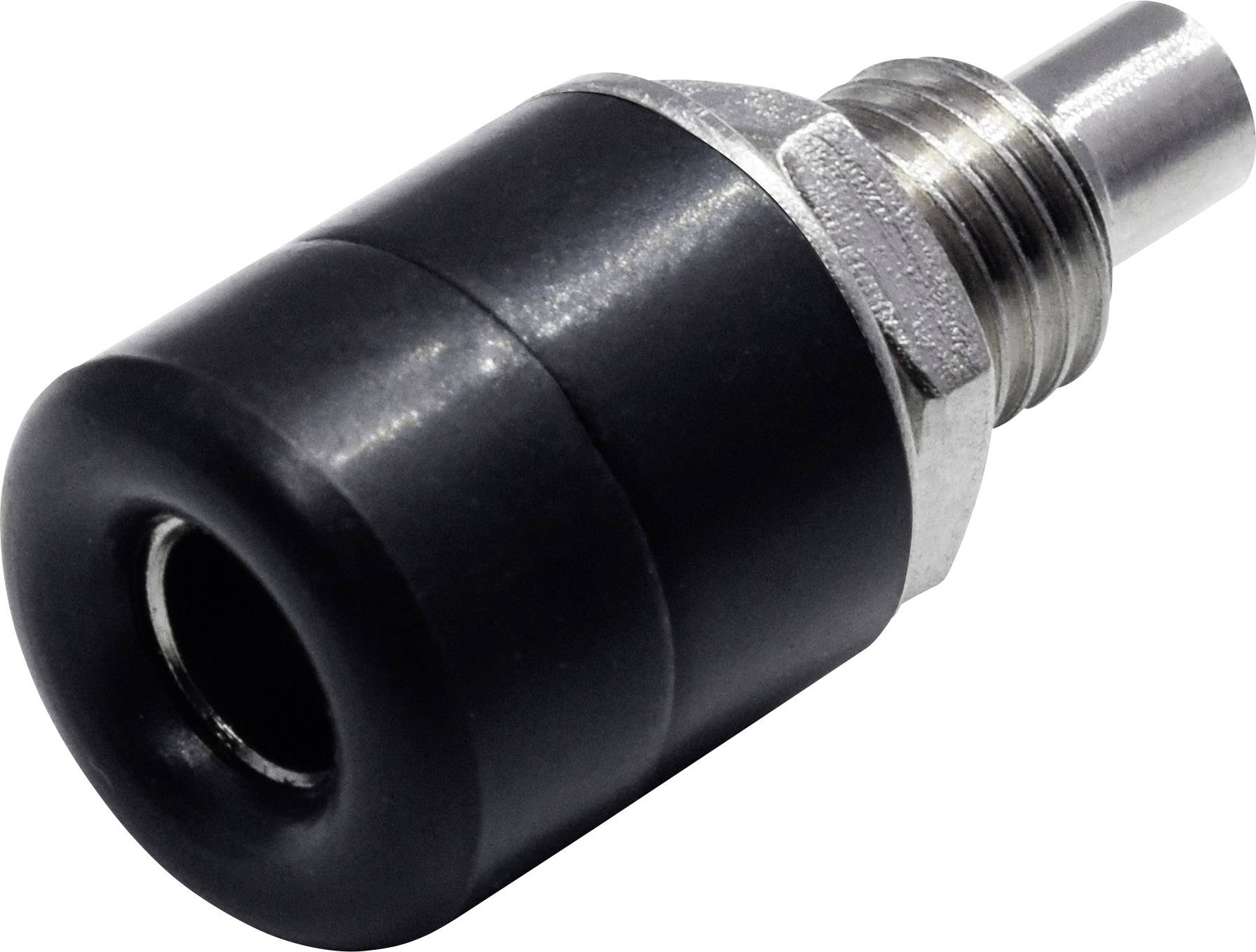 TRU COMPONENTS Laborsteckverbinder-Sortiment Buchse, Einbau vertikal Schwarz 10St.