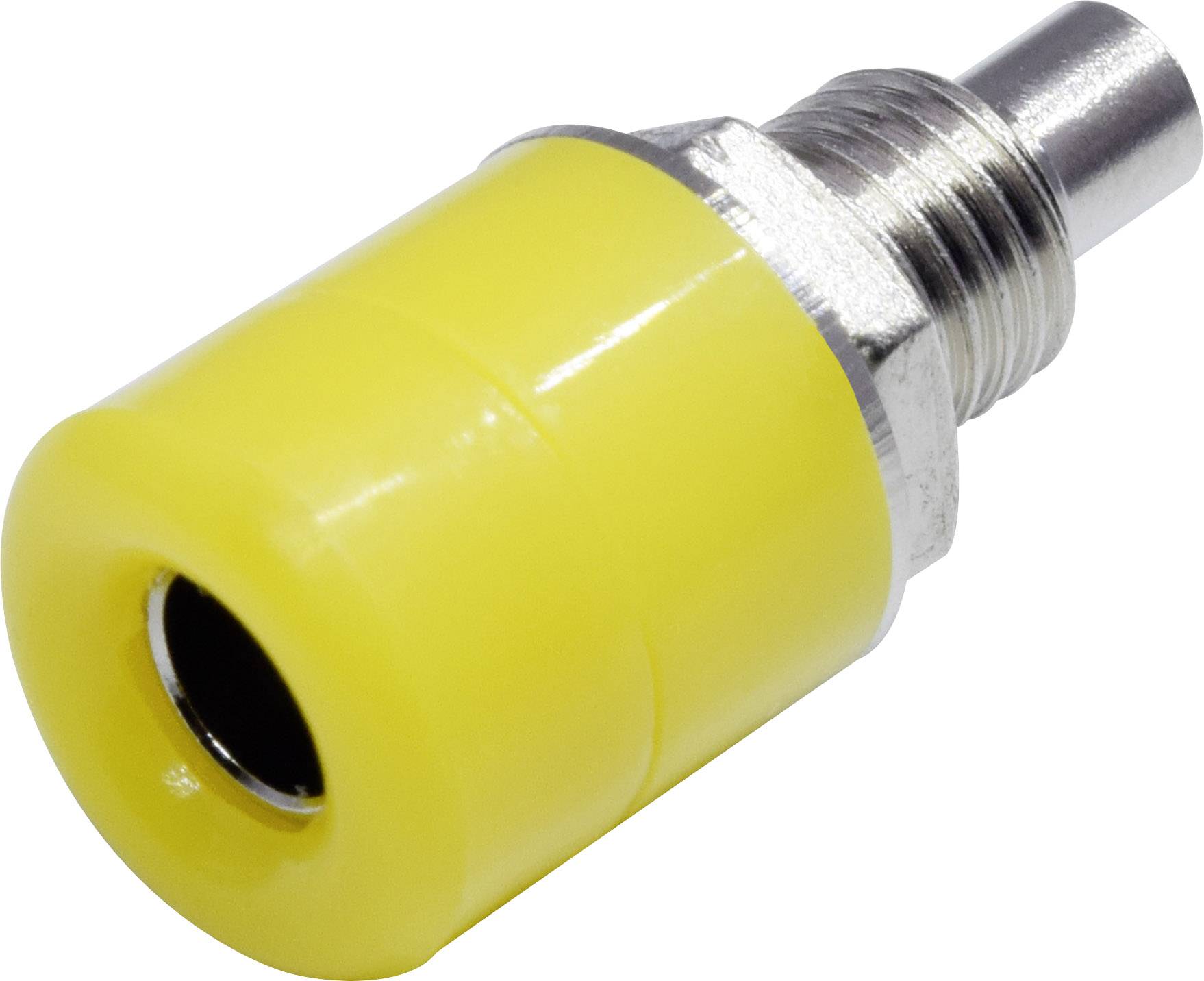 TRU COMPONENTS Laborsteckverbinder-Sortiment Buchse, Einbau vertikal Gelb 10St.