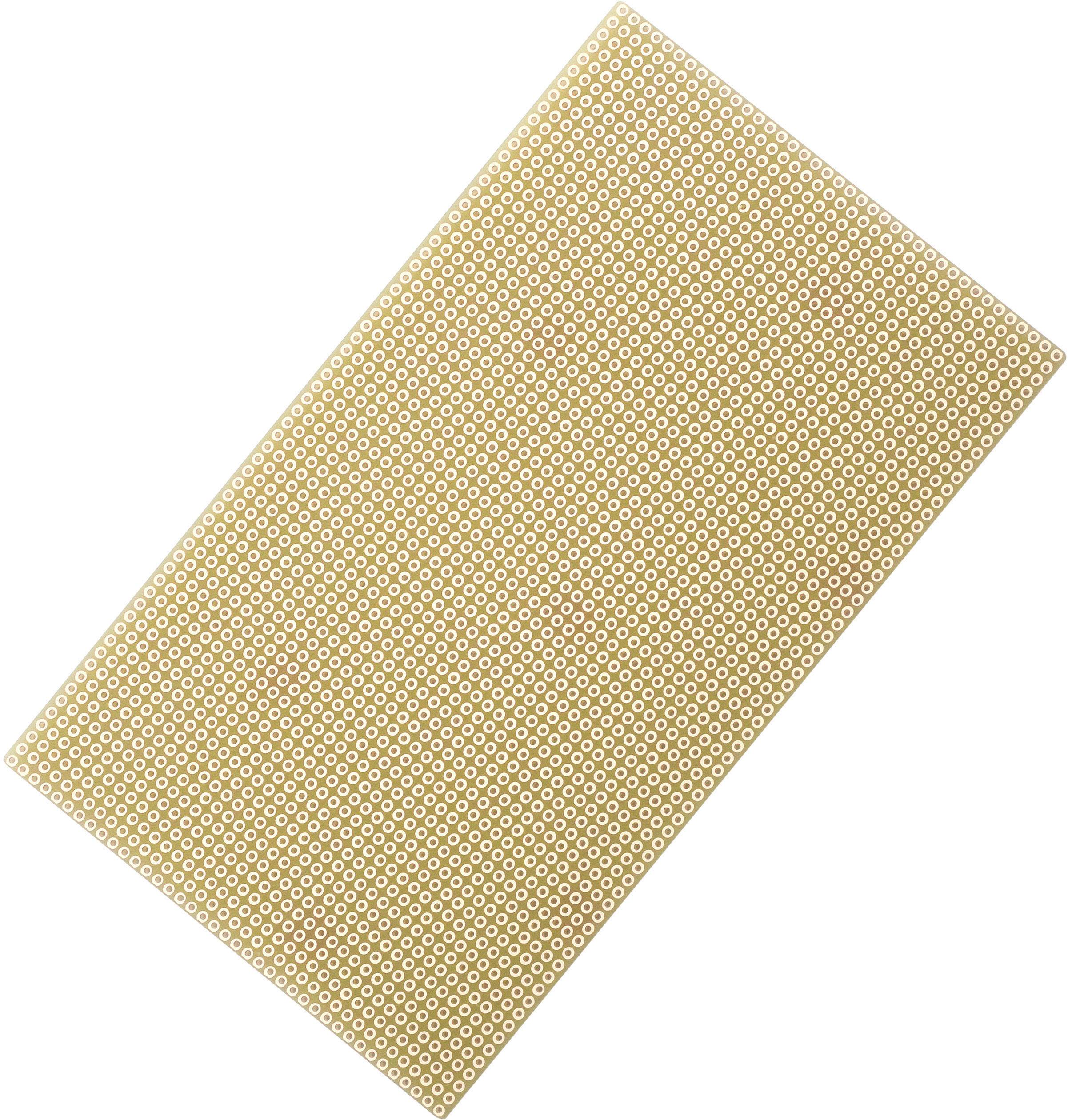 TRU COMPONENTS Europlatine Epoxyd (L x B) 160mm x 100mm 35µm Rastermaß 2.54mm Inhalt 4St.