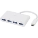 Vivanco CC UC UA4 USB 3.2 Gen 1-Hub (USB 3.0) Weiß Vivanco CC UC UA4 USB 3.2 Gen 1-Hub (USB 3.0) Weiß