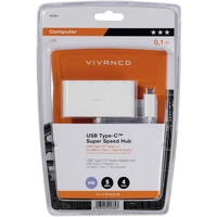 Vivanco CC UC UA4 USB 3.2 Gen 1-Hub (USB 3.0) Weiß Vivanco CC UC UA4 USB 3.2 Gen 1-Hub (USB 3.0) Weiß