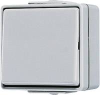 Jung 1fach Komplett Wechselschalter Grau 606W 1St.
