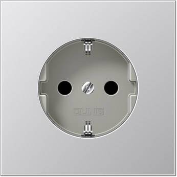 Jung 1fach Einsatz Schutzkontakt-Steckdose Aluminium AL1520KI 1 St.