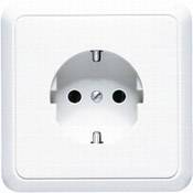 Jung 1fach Abdeckung Steckdose Weiß 5520WW 1 St.