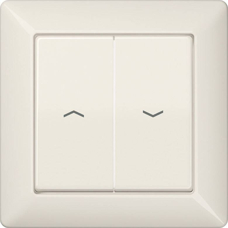 Jung 1fach Einsatz Taster Creme-Weiß AS590-5P 1 St.