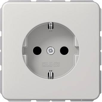 Jung 1fach Einsatz Schutzkontakt-Steckdose Grau CD1520LG 1St.