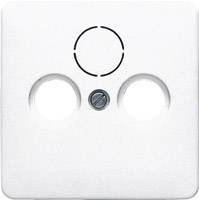 Jung 1fach Abdeckung TV-, Radio-, SAT-Steckdose Alpinweiß CD561SATWW