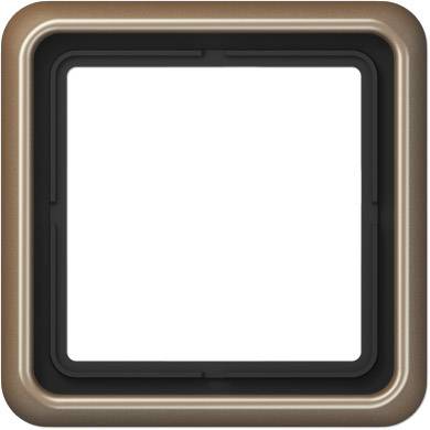 Jung 1fach Rahmen Abdeckung Bronze CD581GB 1St.