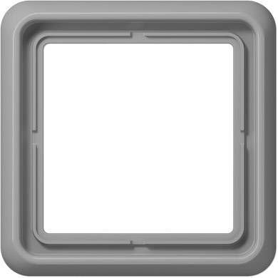 Jung 1fach Rahmen Abdeckung Grau CD581GR 1 St.