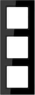 Jung 3fach Rahmen Schwarz AC583SW 1 St.
