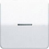 Jung 1fach Abdeckung Kontrollschalter, Kontrolltaster Alpinweiß CD590KO5WW 1St.