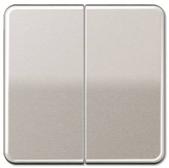 Jung 2fach Abdeckung Serienschalter, Serientaster Platin CD595PT 1 St.