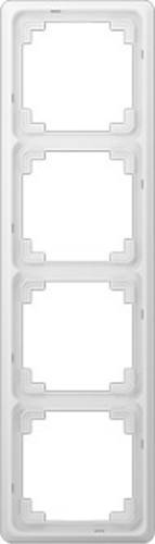 4fach Rahmen Abdeckung Alpinweiß CDP584WW