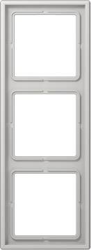 Jung 3fach Rahmen Abdeckung Grau LS983LG 1St.