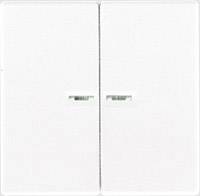 Jung 2fach Abdeckung Serienschalter, Serientaster Weiß LS995KO5WW 1 St.