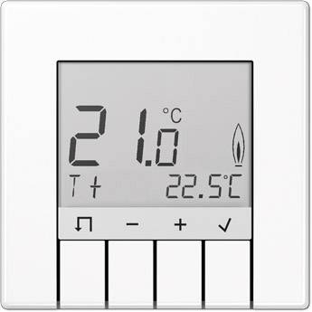 Jung 1fach Komplett Temperaturregler Weiß TRDLS231WW