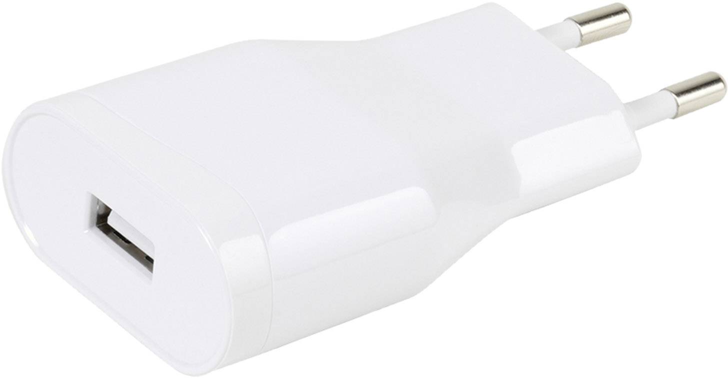 Vivanco USB-Ladekabel USB 2.0 USB-A Stecker, Apple Lightning Stecker 1.20 m Weiß beidseitig verwendbarer Stecker 60018